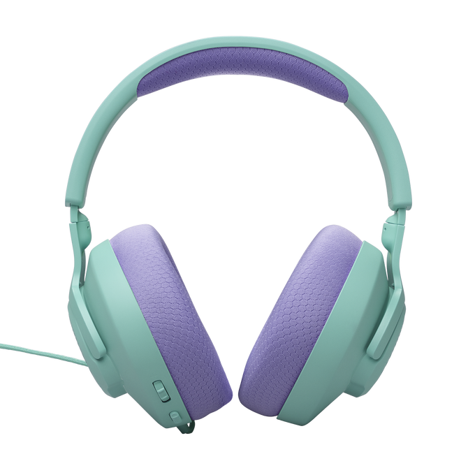 JBL Quantum 100M2 - Cyan - Wired over-ear gaming headset with detachable mic and mute option - Back image number null
